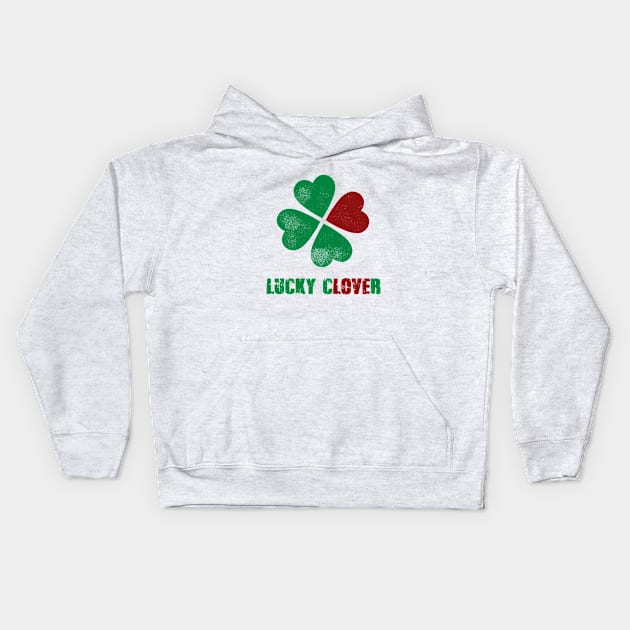 LUCKY cLOVEr Kids Hoodie by nrGfx